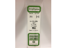 EVERGREEN 281 COLONNE H POLYSTYRENE BLANC 1.5 MM x 35 CM 4 u