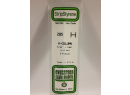 EVERGREEN 285 COLONNE H POLYSTYRENE BLANC 4.0 MM x 35 CM 3 u