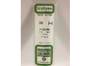 EVERGREEN 286 COLONNE H POLYSTYRENE BLANC 4.8 MM x 35 CM 3 u