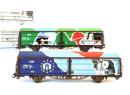 MARKLIN 4838 HO - Coffret de 2 couverts parois coulissantes  MONDE DU TRAVAIL ep IV DSB