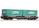 ROCO 46577, wagon poche type Sdgkkmss charg de 2 containers VAILLANT ep IV BB