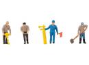 FALLER 180238 HO - ensemble de figurines poseur de voies avec module de bruitage