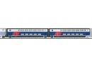 TRIX 23487 HO - Coffret de voitures complmentaires No1 pour le TGV Euroduplex ep VI SNCF