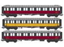 REE Mod�les VB449 HO - Coffret de 3 voitures m�tallis�es ep II PLM