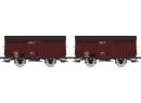 REE  Modles WB761 HO - Set de 2 Primeurs 10 T  Fraance ep IIIA SNCF