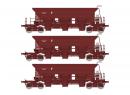 REE Modeles WB751 HO -  COFFRET de 3 wagons trmie  BALLAST T1 Uas SNCF Ep.IV