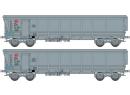 REE Modeles WBSE010 HO - Set de 2 Wagons TOMBEREAU Tams Ep.V SNCF