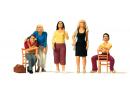 PREISER 65361 O - Figurines personnages assis et debouts