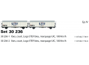 LS MODELS 30236 HO - Set de 2 Ibes STEF ep IV SNCF