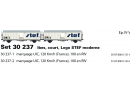 LS MODELS 30237 HO - Set de 2 frigorifiques Ibes STEF ep V SNCF