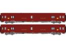LS MODELS 40443 HO - Coffret de voitures PA UIC et PA UIC, PTT ep IV SNCF