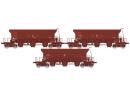 REE Modles WB806 HO - COFFRET DE 3 TREMIES A BALLAST F70 Uas - INFRA V - ep VI SNCF
