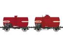 REE Modles WB714 HO - Set de 2 citernes Ocem 29 ADAMS ep III SNCF