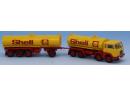 Brekina 58454 HO - Camion Fiat 690 Millepiedi citerne avec remorque citerne 4 essieux, SHELL