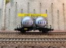 ROCO 47565 HO - Wagon double silo KALK ep IV NSB