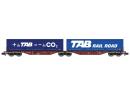 REE Modèles NW206 N - Wagon Sggmrss90 TOUAX TAB Railroad ep V-VI