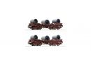 ROCO 76338 HO - Wagon Shimmns avec coils ep V-VI SNCB