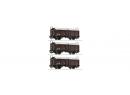 ROCO 77020 HO - Coffret de 3 tombereaux couvert ep III SNCF