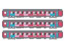 LS MODELS 40994 HO - Coffret de 3 voitures Vtu OUIGO ep VI SNCF