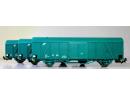 OSKAR 4212 HO - Coffret de 3 wagons couverts Hbccqs livre xmpr ep IV FS