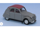 SAI 6002 - Citron 2 CV AZLP 1958, grise, capote ferme rouge grenat et siges rouges