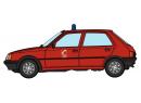 REE Modles CB-154 - Voiture Peugeot 205 - POMPIER