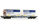 ROCO 6600028 HO - Porte conteneur Sgnss ep VI CFF Cargo