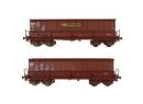 LS MODELS 90804 HO - Set de 2 minraliers DMH SIMOTRA-SOGEWAG ep V SNCF