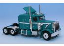 BREKINA 85710 HO - Tracteur routier US Peterbilt 359 vert bandee blanche