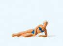 PREISER 28073 HO - Femme allonge en bikini