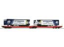 ROCO 77404 HO - Wagon-poche articul double T3000e, ep VI DB AG