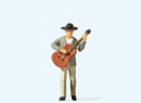 PREISER 29067 HO - Joueur de guitare ambulant dans les rues