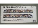 LS MODELS 10085 HO - AGC 4 caisses B81615.81616 ep VI SNCF - PACA