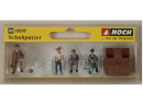 NOCH 15570 HO - 5 Figurines - Cireurs de chaussure