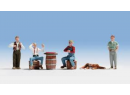 NOCH 15550 HO - Figurines - Vieilles gens - Personnes ages