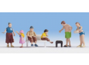 NOCH 15587 HO - 6 figurines - Barbecue avec la famille Meier