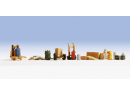 NOCH 14841 HO - Ensemble accessoires et objets pour la gare de marchandises