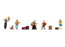 NOCH 15597 HO - Artistes de rue avec accessoires