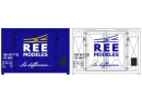 REE Modles XB062 HO -  2 CONTAINERS CADRES REE
