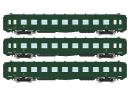 REE Modles VB399 HO - Set de 3 voitures DEV AO couchettes ep IIIb SNCF