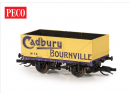 PECO TTR7014P TT - Tombereau ridelles bois 7 T Cadbury