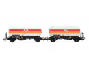 JOUEF HJ6289 HO - Set de 2 citernes gaaziers AGA Progas ep IV SNCF