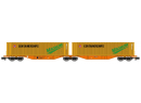 REE Modles NW233 N - Wagon Sggmrss 90 WASCOSA a 2 conteneurs 45 p CONTAINERSHIPS MAGNUM, Ep.VI