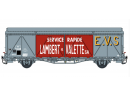 LS MODELS 30688 HO - EVS toit haut livr gris,rouge,ep III SNCF LAMBERT-VALLET