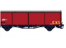 LS MODELS 30691 HO - EVS parois planes, livre roue, bleu ep IV SNCF