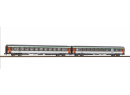 PIKO 94506 N - Set de 2 voitures Corail B11u, B6Du ep IV SNCF