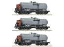 ROCO 6600062 HO - Coffret de 3 wagons-citernes, ep II DRG