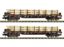 FLEISCHMANN 6660048 N - Set de 2 wagons  ranchers,ep V BB