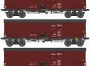 REE MODELES WB907 HO  Set de 3 Wagons TP COUVERT pour PRIMEURS 4 PORTES PLM Ep.II