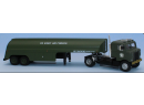 BREKINA 85957 HO -  Semi remorque citerne Kenworth Bullnose, vert fonc, US Army, 195